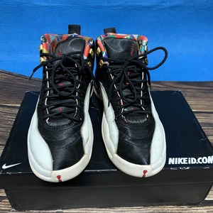 乔12 aj12百家衣篮球鞋 42.5码