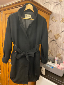 滕氏萨侬羊绒大衣 吊牌价12800可见品质非同一般 中长款