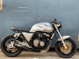纯进口本田cb400 定制复古咖啡!整车精神.细节漂亮.四缸
