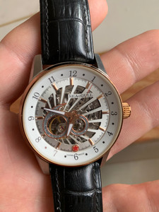 中国海鸥机械表60周年纪念限量款,很有意义的一块镂空机械手表