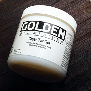 进口goledn高登焦油状凝胶clear tar gel线条