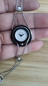 misaki珍珠项链银色手链手表女进口石英机芯不锈钢材质服装