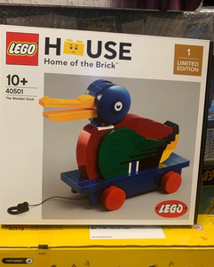 乐高40501木头鸭子house丹麦比隆限定礼品珍藏玩具