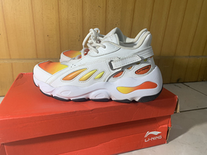 正品李宁蝴蝶鞋老爹鞋复古鞋 成色相当好 便宜出 春秋款 没穿