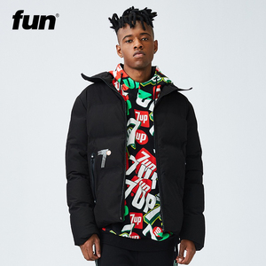 全新专柜正品fun潮牌七喜联名羽绒服,尺码l.吊牌价1399