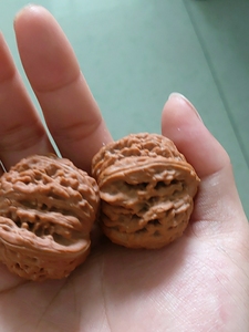 文玩核桃 承德密纹狮子头 又叫红宝石红玛瑙