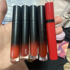 (付邮费送)安美哑光雾面唇釉镜面唇釉女学生款不掉色防水口红平