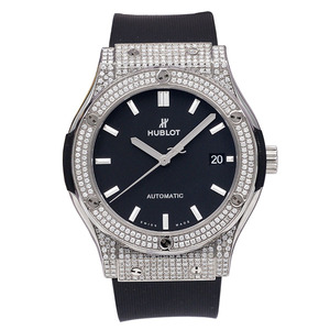 [9.8新]宇舶经典融合系列后镶钻自动机械男表42mm_阿里巴巴找货神器