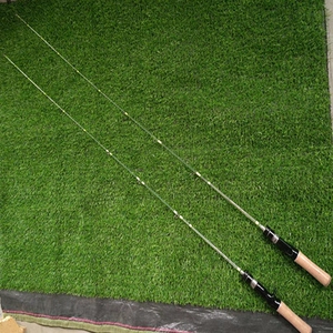 路亚微物玻纤弹射竿,长度1.35米,实木手把,可弹射,方便便