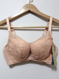 【包邮】全新六月玫瑰文胸34a/36a内衣女小胸聚拢加厚显大