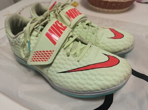 nike high jump elite低帮跳高鞋 浅绿色