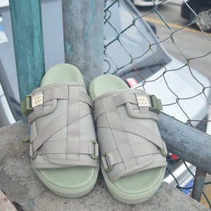 visvim陈冠希拖鞋男夏防臭藤原浩同款真皮潮牌