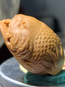 核雕原创胖鲤鱼