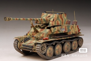 风林火山1/35 德国 黄鼠狼3坦克歼击车模型代工完成品。