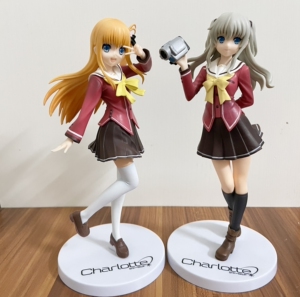 夏洛特charlotte 友利奈绪 西森柚咲景品手办 两个打