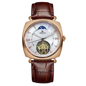 瑞士正品格尼手表男士防水机械表全自动镂空陀飞轮名牌商务男腕表