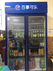 全新风冷双开门百事可乐冷藏冰箱 展示冰柜 2020新款 天津