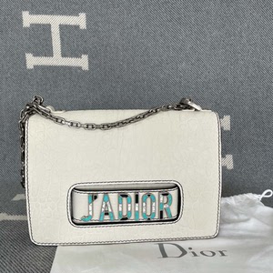 99新 未使用 dior 绿松石dior方包 闲置logo轻