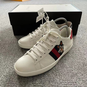 gucci 古驰 ace系列猫头小白鞋 39码/95新/原盒