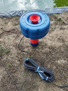 全自动鱼塘增氧机鱼塘养殖大功力220v排灌浮水泵池塘增氧机增