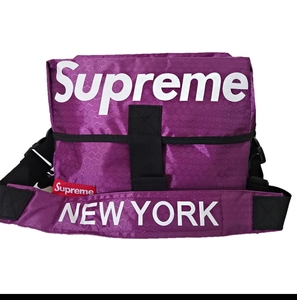 supreme斜挎包男士包包帆布男女学生书包大容量机车时尚潮
