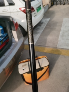 闲置一中逵鱼竿,疯九鲤6.3,下水十几次,终免鱼竿,350.