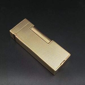 000人付款淘宝【售出展示】1930年ka定制14k纯金抬臂煤油古董打火机1