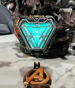 全新复联4 mk50钢铁侠版反应炉方舟mk6反应堆可佩戴胸灯