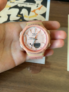 卡西欧手表 babyg no.5520 粉色