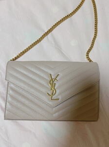 不议价几乎全新专柜正品圣罗兰信封包