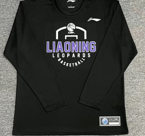 辽宁队cba赞助版篮球训练服速干长袖t恤热身运动投篮服