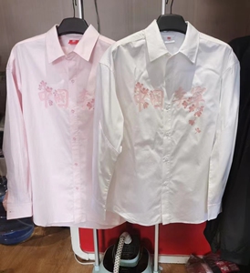中国李宁樱花衬衫正品