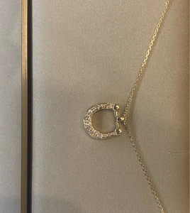 通灵王室马蹄 通灵满钻马蹄 通灵首饰 通灵项链 通灵吊坠