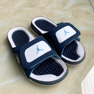 aj13拖鞋 海军蓝40正品jordan拖鞋aj乔丹女