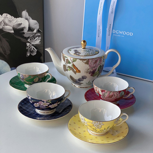 新品推荐—wedgwood威基伍德茶香花园咖啡杯碟四杯四碟06