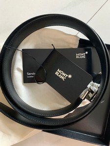 万宝龙男士皮带,全新带包装盒,三千多购于商场专柜,原本打算送