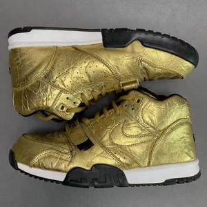 正品耐克气垫减震土豪金超级碗全皮篮球鞋男款44码 nike