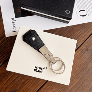 万宝龙mont blanc 钥匙扣 黑色 蓝黑 黑橙