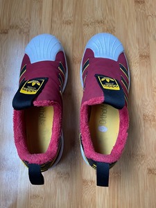 阿迪三叶草儿童男鞋 34码 只穿了一季 暗红色 可自提 杭州