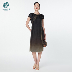 全新韦小宝香云纱连衣裙