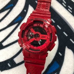 【已验货】绝版停产卡西欧gshock手表ga-110lpa透气红表带