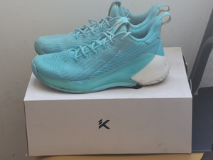 安踏kt4 low勇士配色 蓝白