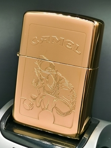 全新正版zippo打火机,1997年22k镀金骆驼乔打台球