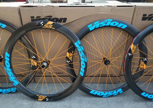 vision轮组迈凯伦版本sl55 碟刹已到货