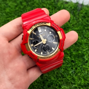 卡西欧狗年限定版gaw-100cx光动能电波手表