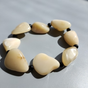 新疆哈密地表老料蛋白石手串天然戈壁宝玉石随行手链男款实拍包邮