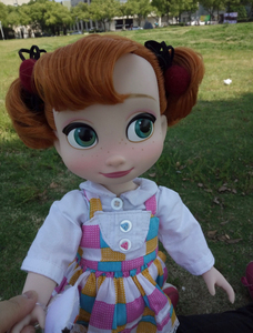 迪士尼沙龙娃娃 安娜公主 花木兰娃娃迪士尼娃娃 关节人偶正品