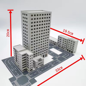 奥特曼的楼房模型制作图片