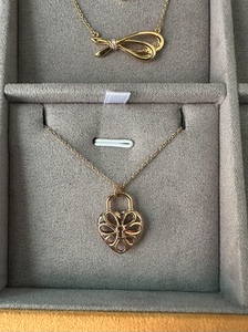 Tiffany 蒂芙尼心锁项链。贵重物品，走验货宝，非假不退