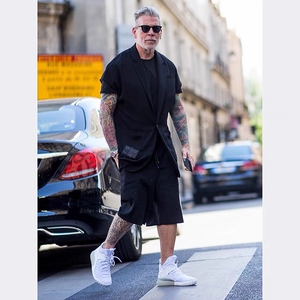 nickwooster夏季西装领马甲男薄款落肩廓形马夹潮搭外